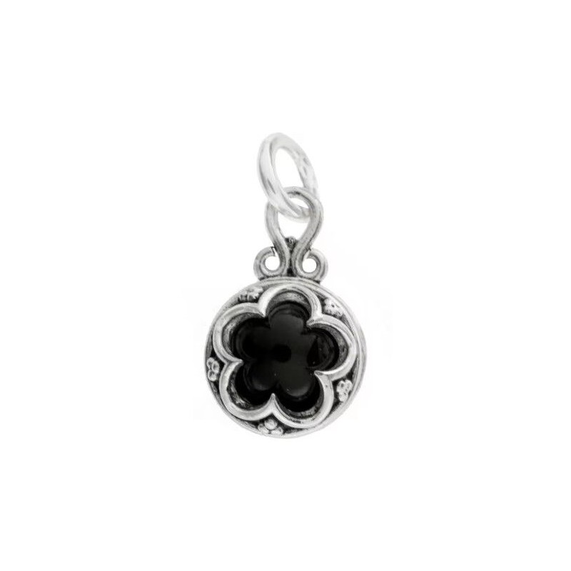 Amuleto Gotland con Onix 1,7 x 1,1 cm - Plata de ley